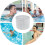 Pool Skimmer Basket with Handle, HeavyDuty Leaf Trap for Efficient Debris Capture and Replacement 4