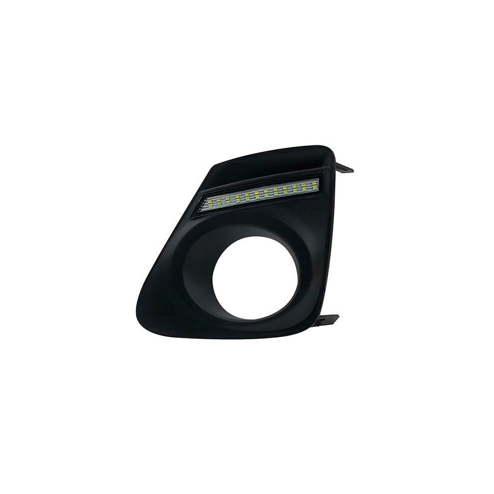 Fog Cover For Toyota Corolla 20112013 Drl Chrome Trim With Turn Signal 12V Light/Yellow 9113335534780