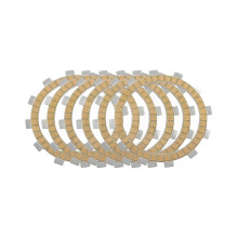 Motorcycle Clutch Plate Set 6pcs for HYOSUNG GT250, Durable Friction Discs for Enhanced Riding Safety