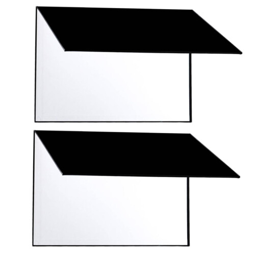 2pcs Foldable Photography Reflector Board and Light Diffuser for Studio or Outdoor Shooting