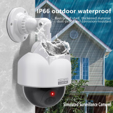 Summer Savings Clearance 2024! TUOBARR Dummy Fake Camera Security Outdoor, Compatible with Home, Simulated Surveillance with Flashing LED