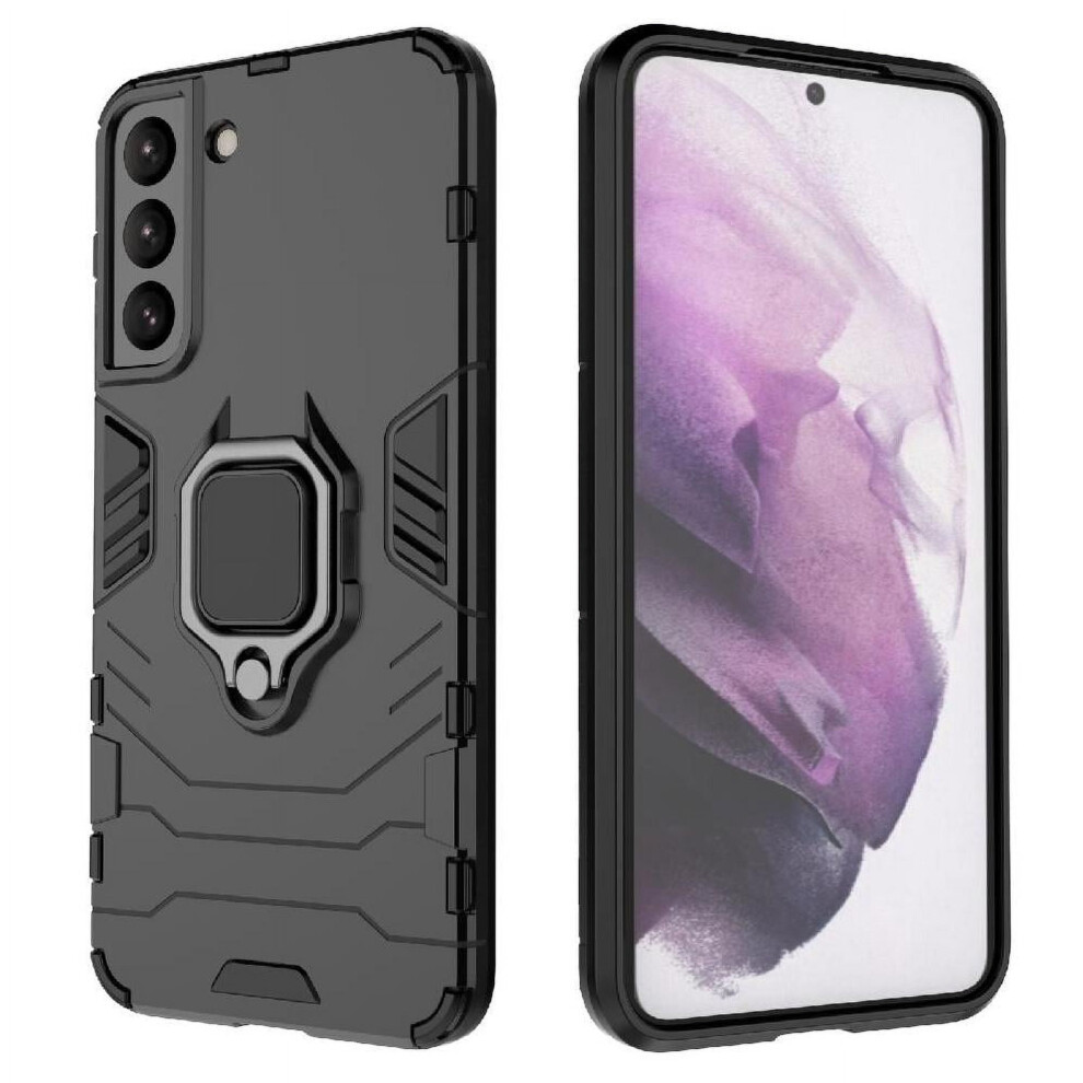 Case For Compatible With Samsung Galaxy S22 5G Military Drop Protection Shockproof Cover 360Rotating Ring Kickstand 9377112413723