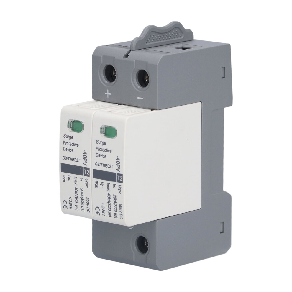 Surge Protective Device 2P Voltage Protection Arrester Protector 20Â40Ka 500Vdc Chltâ40Pv 9027700404885