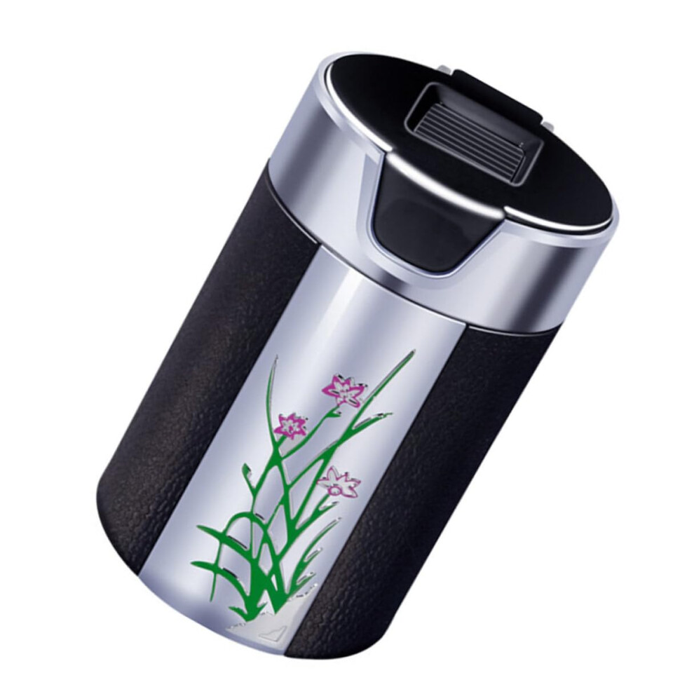 Car Ashtray With Lid And Led Detachable Smokeless Cup Holder Design, Easy To Clean Light 9455672650687