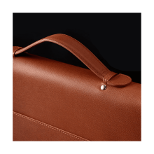 Zippered Portfolio Organizer, Leather Padfolio Binder, Professional Business Binder, Organizer for /Document (Black)