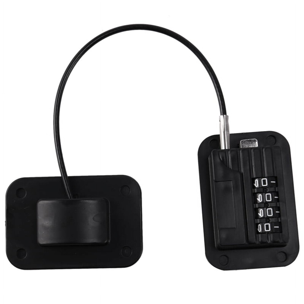 Upgraded Password Window Lock Child Lock Baby Protection Children Fridge Lock Door Cabinet Limiter Locks- Black