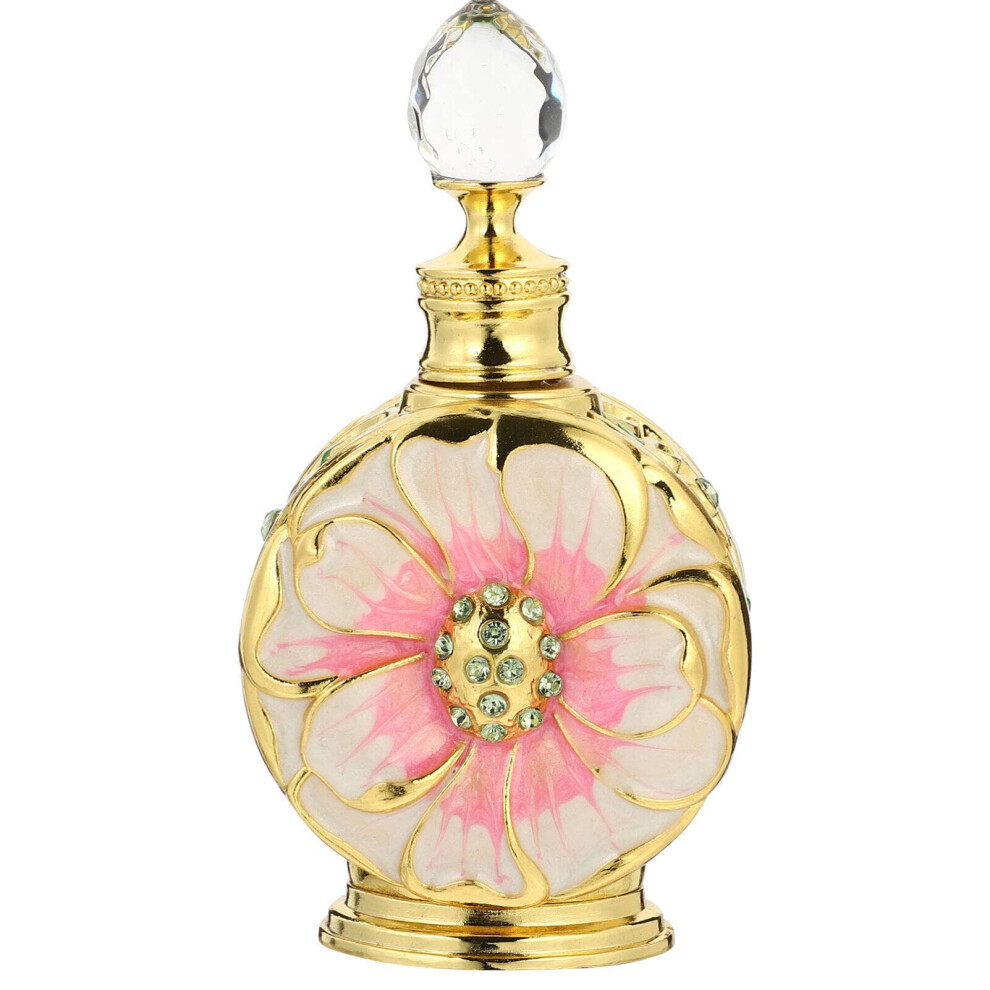 Vintage Glass Perfume Bottle 12ml Refillable Essential Oil Dropper for Women