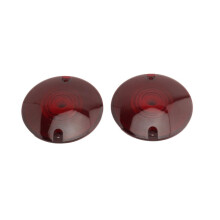 Red Motorcycle Turn Signal Lens Cover for Harley Touring Electra Glide Road King FLHR FL