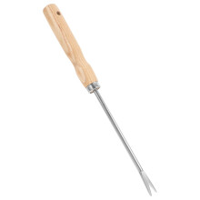 Dandelion Removal Tool with Ergonomic Wooden Handle, Lightweight Garden Weeder for Lawn Care