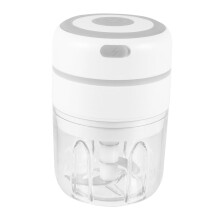 Electric Garlic Chopper 250ML Mini Food Processor for Fast Garlic and Ginger Crushing Stainless Steel