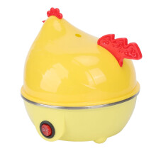 Egg Cooker with Automatic Shut Off, 7 Egg Capacity Electric Boiler, Cute Chicken Design for Rapid Cooking
