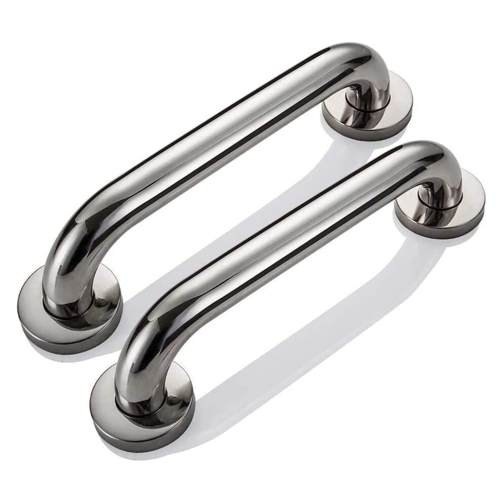 Grab Bars for Shower and Toilet 2 Pack Stainless Steel Bathroom Safety Rail with RustResistant Finish