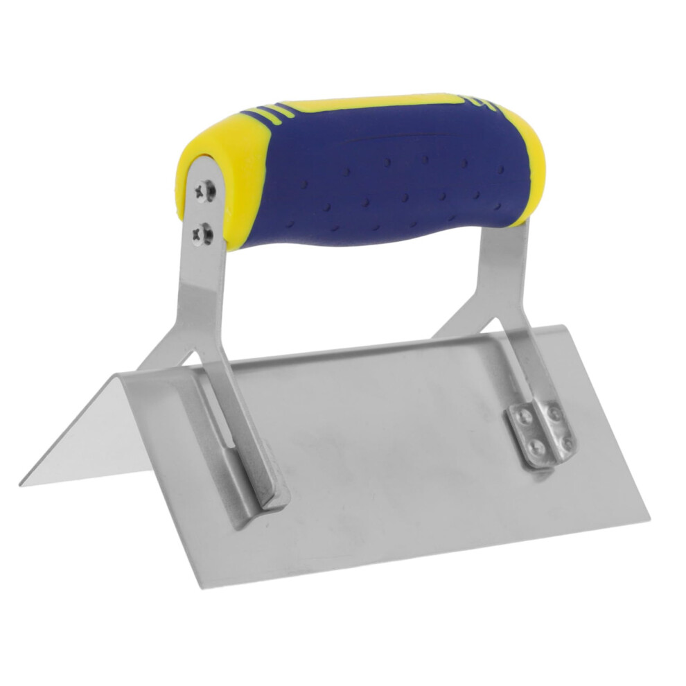 Stainless Steel Drywall Corner Tool Ergonomic Plastering Trowel For Smooth Corner Finishing 15.2X11.5x9.2cm 9053599996095