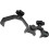 Data Collector Pole Mount with Quick Release and Compass for Trimble, 32mm GPS Range Pole Bracket 5
