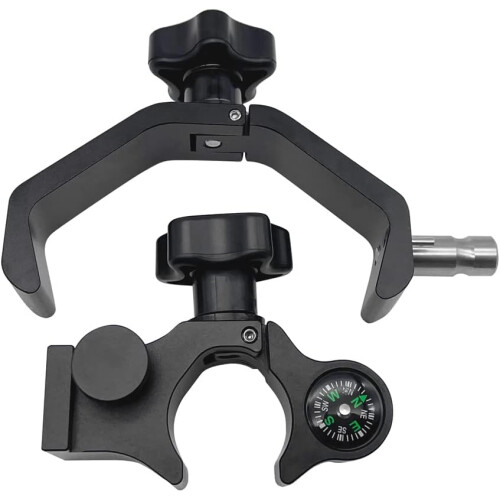 Data Collector Pole Mount with Quick Release and Compass for Trimble, 32mm GPS Range Pole Bracket 1
