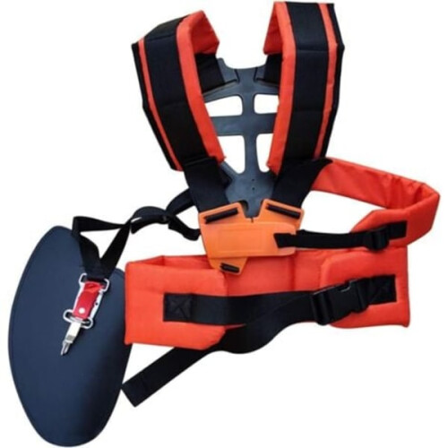 Comfortable Adjustable Work Harness, Practical Comfort Shoulder Strap for Brushcutter Lawn Mower Universal Garden Machine Accessory.pa