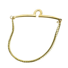 Men's Twisted Braid Style Tie Chain (Golden)