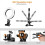6 .3 Ring Light for Phone Fill Broadcasting Clip Laptop Video Conferencing Dimmer 5