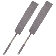 1 Set Microfiber Duster with Extension Pole Ceiling Fan Cleaning Duster Extendable Duster