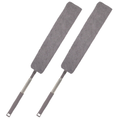 1 Set Microfiber Duster with Extension Pole Ceiling Fan Cleaning Duster Extendable Duster