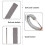 1 Set Microfiber Duster with Extension Pole Ceiling Fan Cleaning Duster Extendable Duster 3
