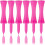 Pack of 100 pink 57mm plastic golf tees 1