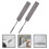 1 Set Microfiber Duster with Extension Pole Ceiling Fan Cleaning Duster Extendable Duster 7