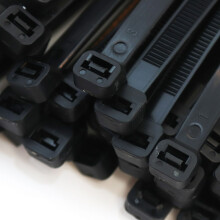 50 Extreme Heavy Duty 24" 175 Pound Zip Cable Ties Nylon Wrap Wide New Black
