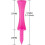 Pack of 100 pink 57mm plastic golf tees 2