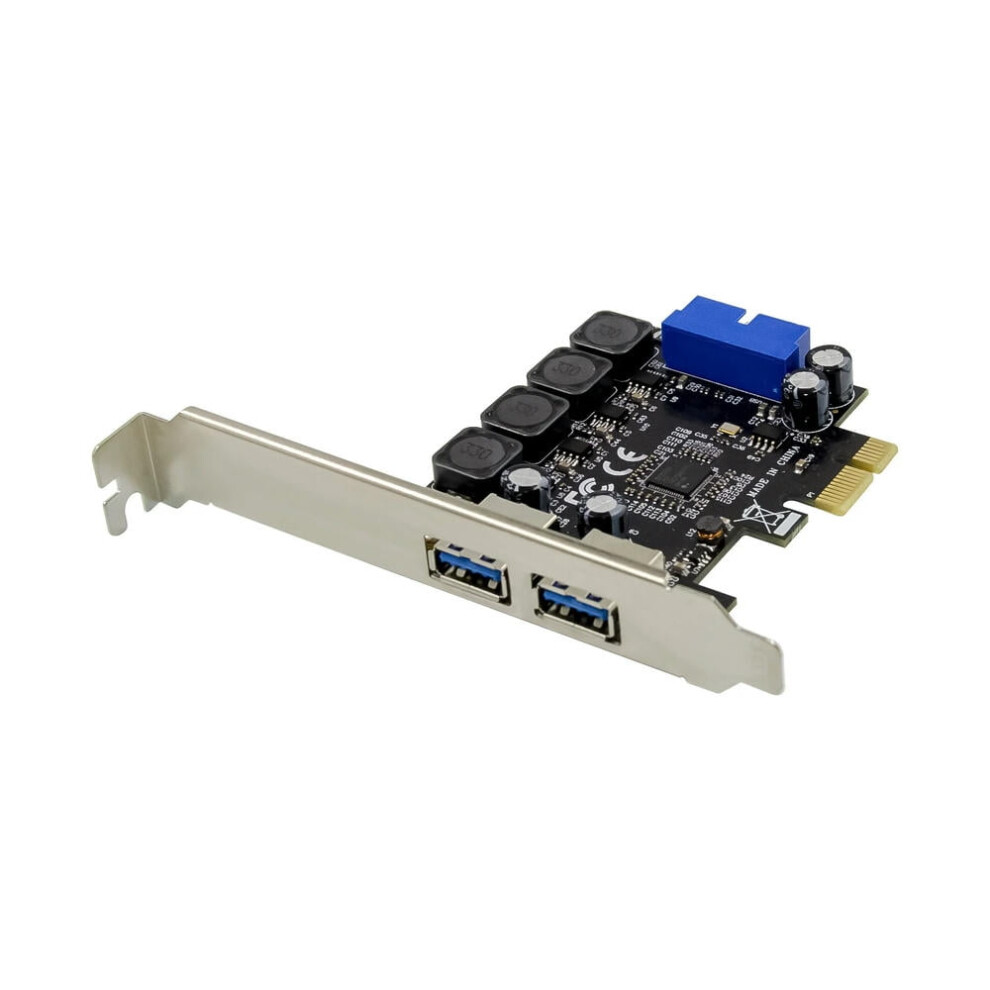 For Usb 3.0 Pci-E Expansion Card Adapter 2 Port Usb3.0 Hub Internal 19Pin 19 Pin Header Usb 3 To Pcie Pci Express 20Pin Adapter Card 9027700409842