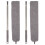 1 Set Microfiber Duster with Extension Pole Ceiling Fan Cleaning Duster Extendable Duster 2