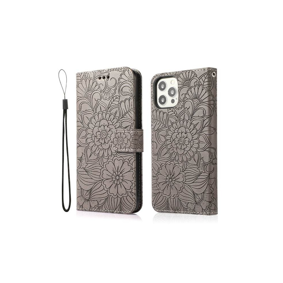 (For Compatible With Iphone 12 Pro Max 6.7) Durable Soft Silicone Phone Case S Gray 9027700411135
