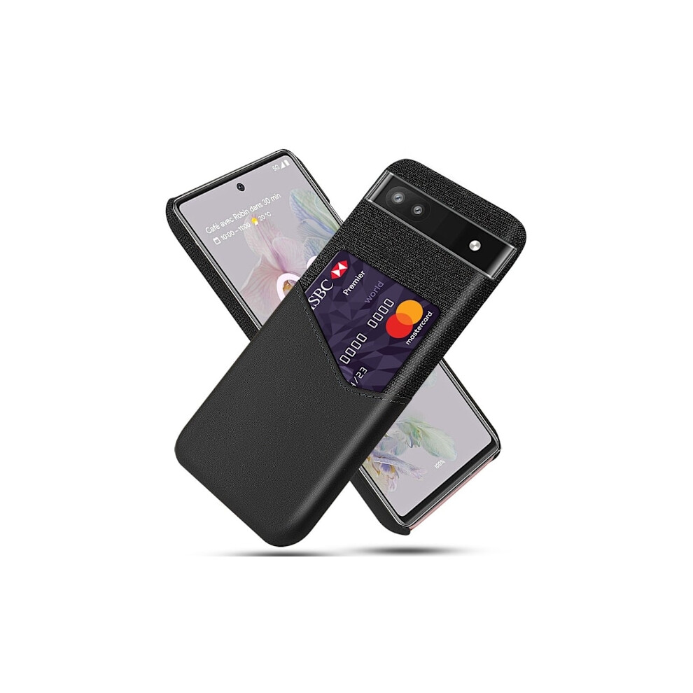 Bofink Google Pixel 6A Case With Card Holder - Black 9027700410787