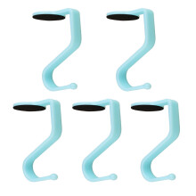 Hesroicy Load-bearing Desk Hooks, Punch-free, Anti-slip, Space-saving, Compatible with Student Tables & Household Use