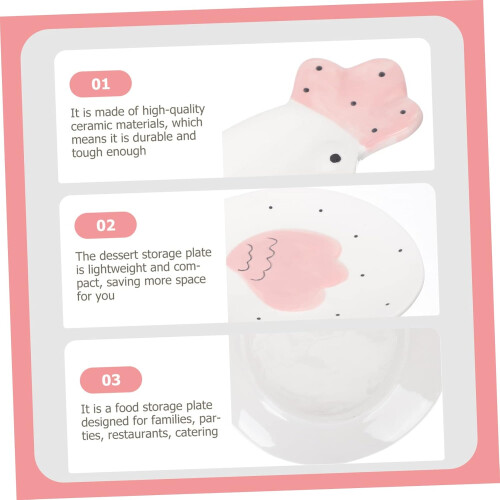 Ceramic Butter Dish with Lid, MultiFunction Storage for Butter or Snacks, Durable Ceramic Design 2