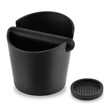 Coffee Knock Box with Removable Knock Bar, Large Capacity NonSlip Base, Easy Clean for Home or Office