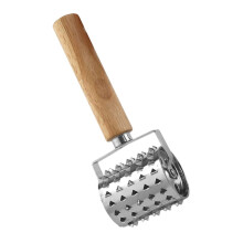 Stainless Steel Meat Tenderizer Tool with Ergonomic Comfort Grip for Beef Poultry and Fish Cooking