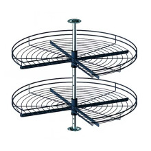(Ø750, Graphite) Three quarter carousel - kitchen storage system