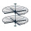 (Ø750, Graphite) Three quarter carousel - kitchen storage system 1