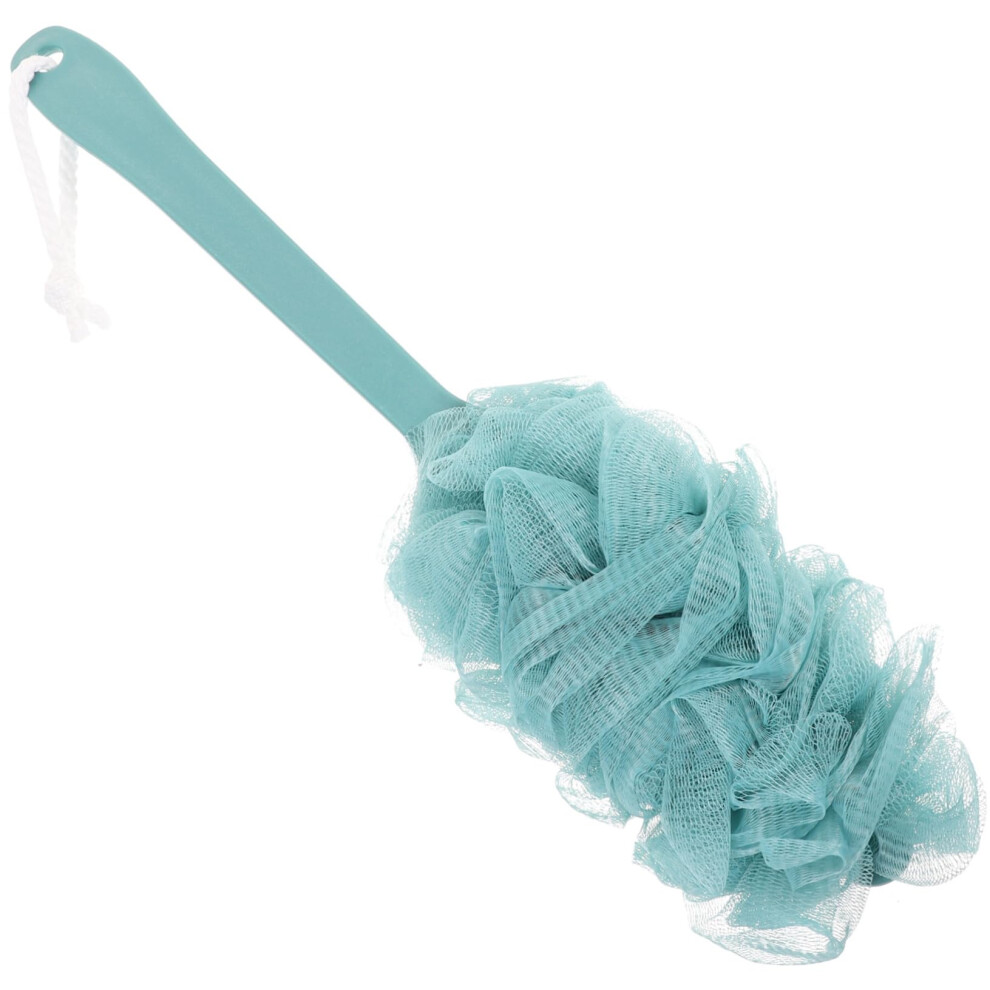 Long Handle Bath Brush with Dense Mesh Shower Loofah for Gentle Back Scrubbing and Exfoliation