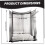 Black Bed Canopy with Light Blocking Curtains for Queen and King Size, Large Mosquito Net 5
