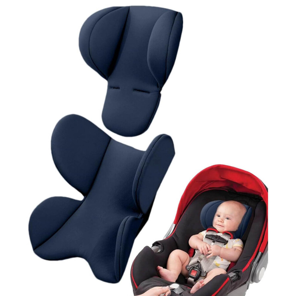 Infant Car Seat Insert and Baby Stroller Cushion, Breathable Soft Pad, Machine Washable, Color 05