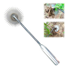 Weeding Tool with Ergonomic Weed Removal, Heavy Duty Manganese Steel Hand Weeder for Garden