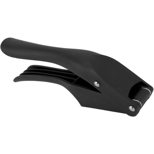 2 in 1 Garlic Press and Slicer Multipurpose Kitchen Tool Durable PP Material Black 2