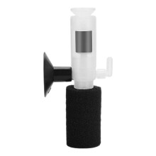 Aquarium Filter with ThreeLayer Filtration and Odor Removal, Fish Tank Suction Cup Design, White