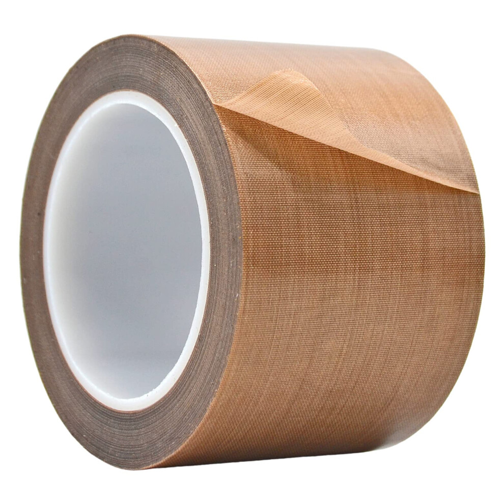 Ptfe Tape For Vacuum Sealers 3In X 36Yds Heat Resistant Fiberglass With Silicone Adhesive 9053599997016