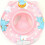 Baby Swimming Ring with Handle for Infants – Bright Pink Inflatable Pool Float 3