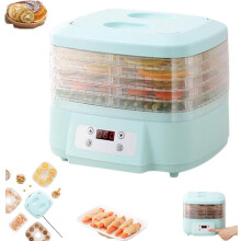 Food Dehydrator Machine with 360 Airflow, 6 Trays, Large Capacity for Candy, Snacks, Fruits, Meat