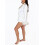 (M, White) Conjunto de satén de moda 3
