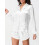 (XL, White) Conjunto de satén de moda 6
